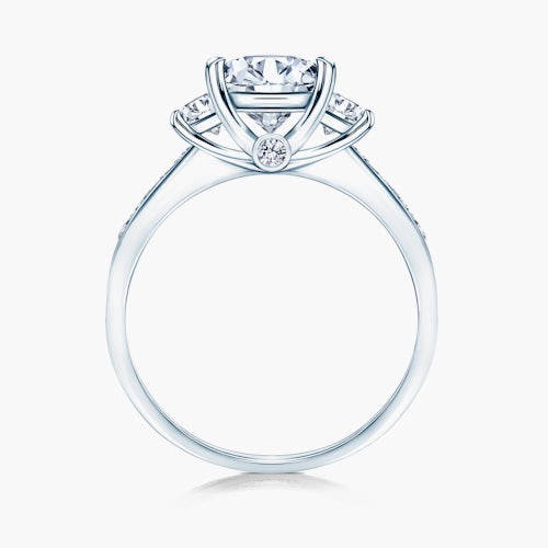 Pierścionek zaręczynowy Dream: białe złoto, diamenty